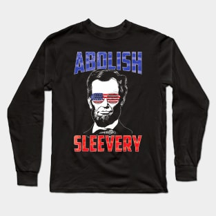 Abraham Lincoln Shirt Funny   4Th Of July Shirt Long Sleeve T-Shirt